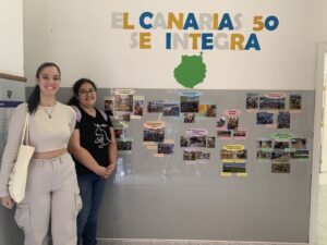 Estudiantes de la FTI en el campamento Canarias 50